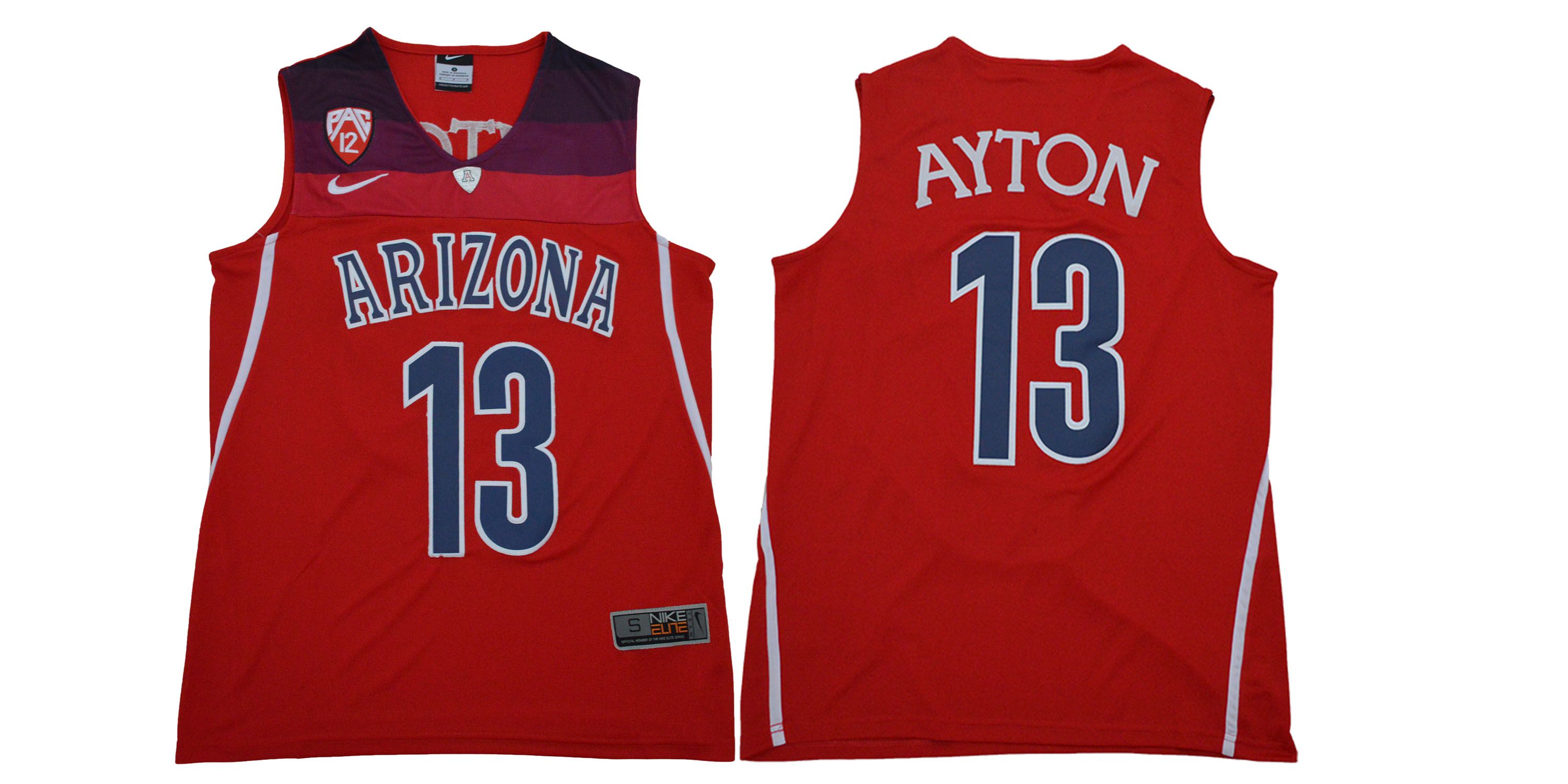 Men Arizona Wildcats 13 Ayton Red NBA NCAA Jerseys